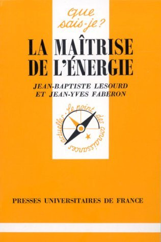La Maîtrise de l'énergie