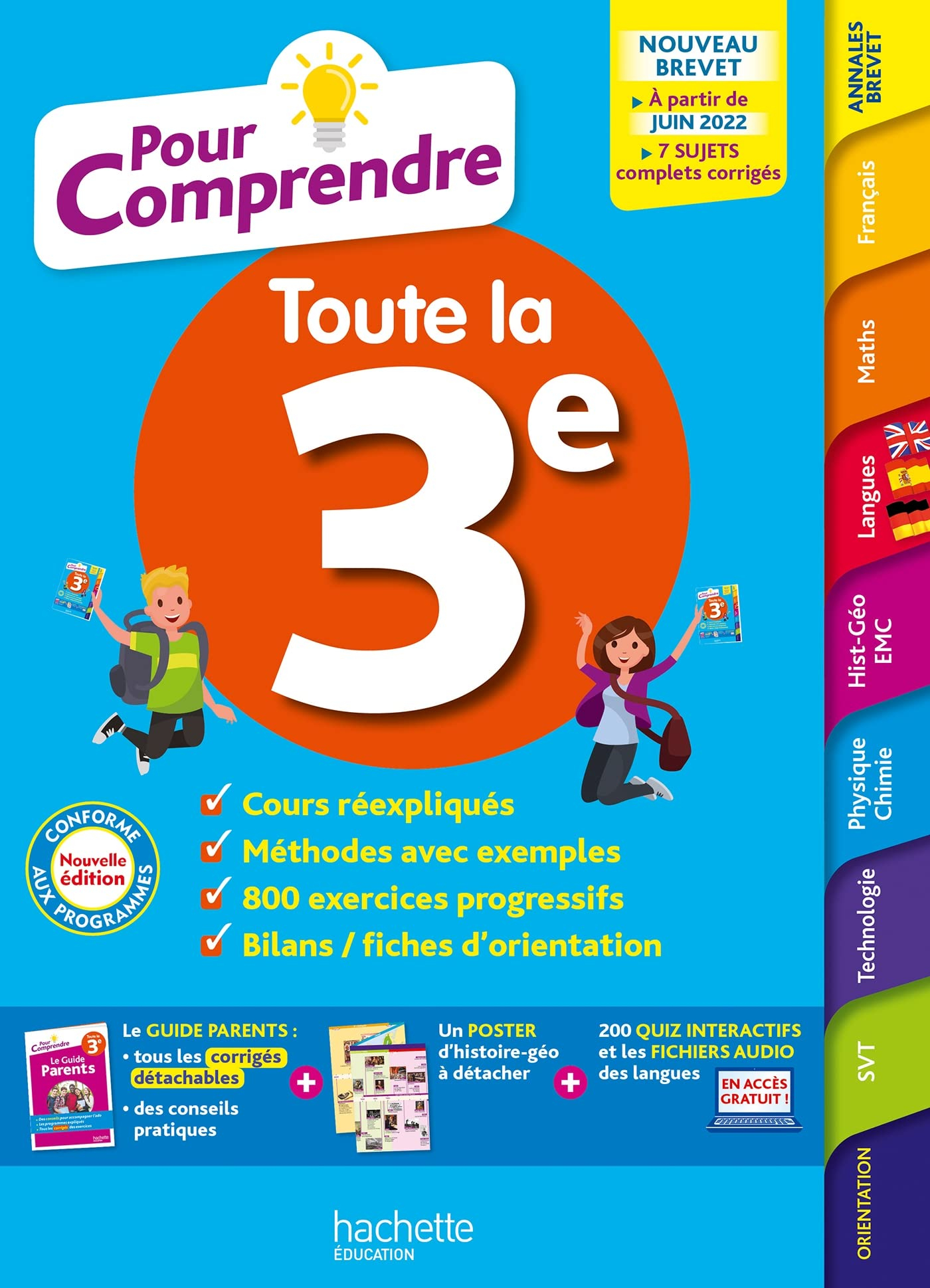 Pour comprendre toute la 3e : nouveau brevet : conforme aux programmes