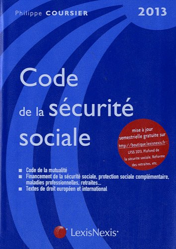 Code de la sécurité sociale 2013