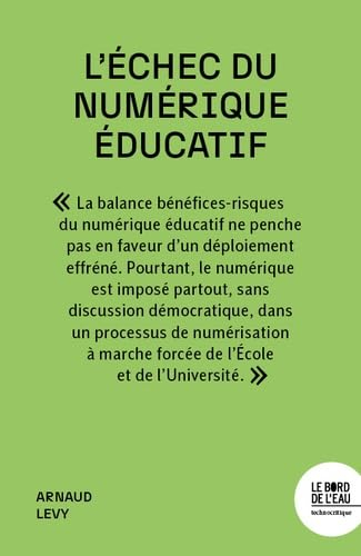 L'échec du numérique éducatif