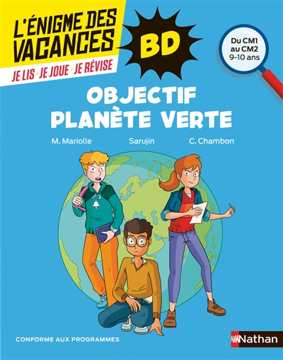 Objectif planète verte : du CM1 au CM2, 9-10 ans : conforme aux programmes