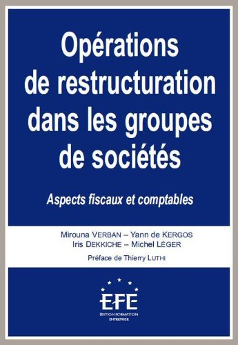 Opérations de restructuration dans les groupes de sociétés : aspects fiscaux et comptables