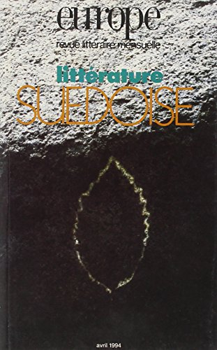 littérature suédoise, numéro 780
