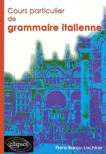 Cours particulier de grammaire italienne