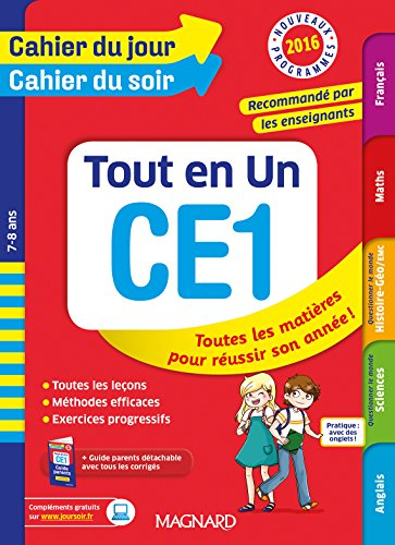 Tout en un CE1, 7-8 ans : nouveaux programmes 2016