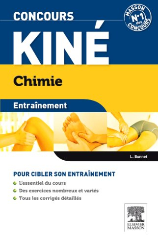 Concours kiné : chimie : entraînement