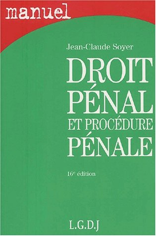 Droit pénal et procédure pénale