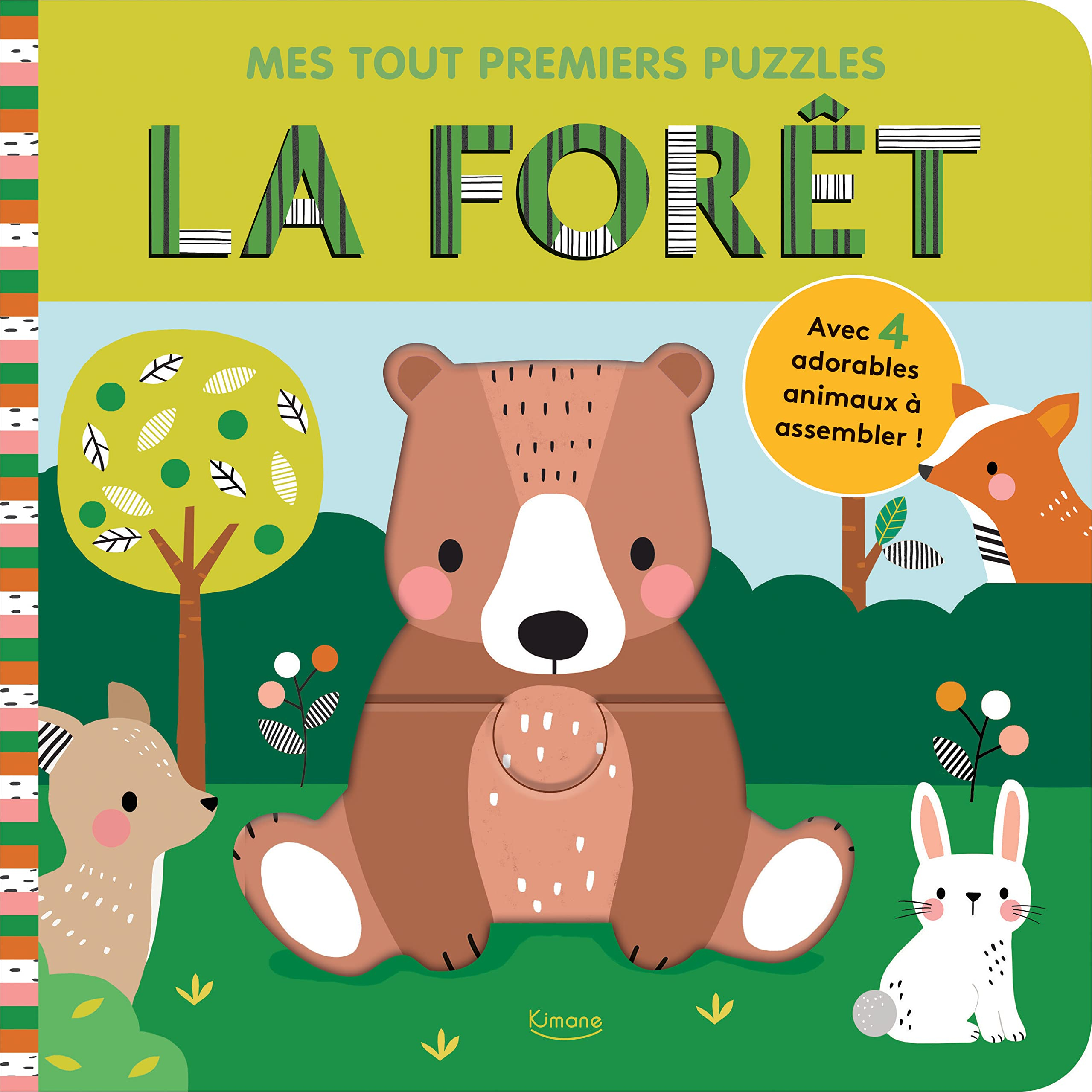 La forêt : avec 4 adorables animaux à assembler !