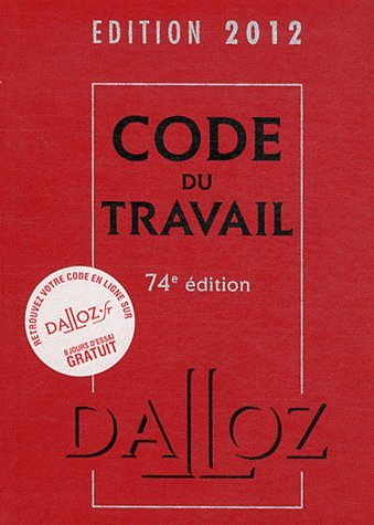 Code du travail 2012