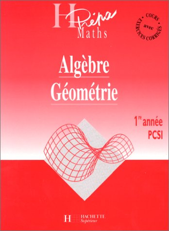 Algèbre-géométrie PCSI, 1re année