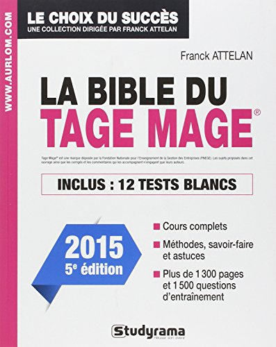 La bible du Tage Mage : 2015