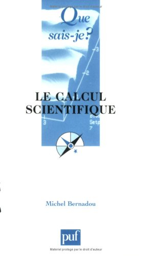 Le calcul scientifique