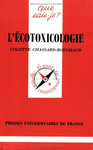 L'écotoxicologie