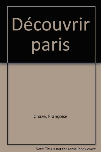Découvrir Paris