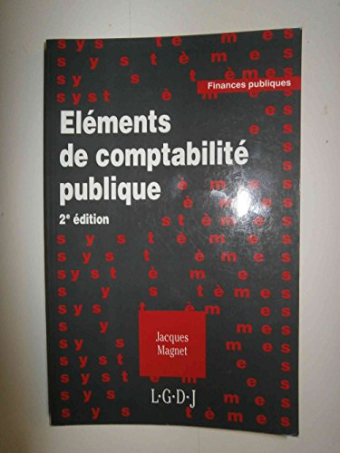 Eléments de comptabilité publique