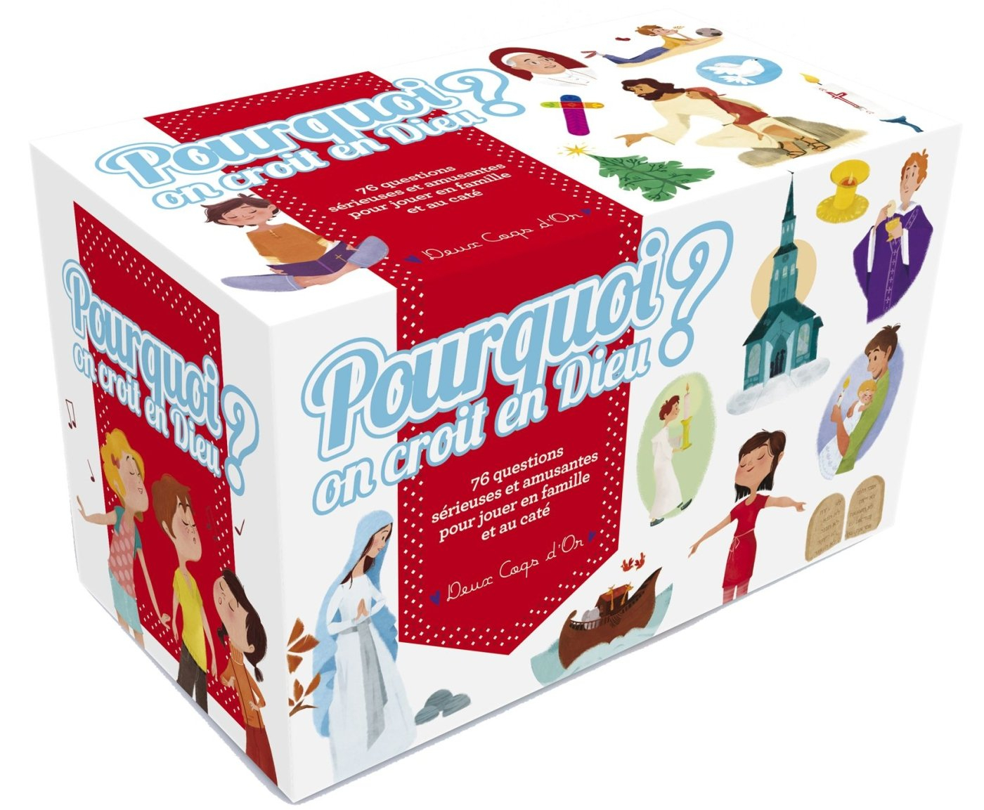 Pourquoi on croit en Dieu ? : 76 questions sérieuses et amusantes pour jouer en famille et au caté