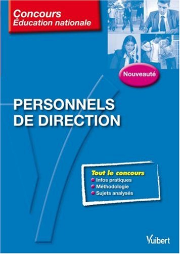 Personnels de direction : concours Education nationale