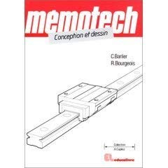 Mémotech productique : conception et dessin
