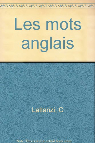 Livre jeu : les mots anglais
