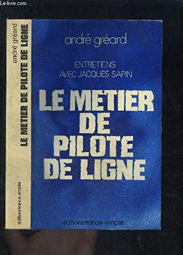 le métier de pilote de ligne