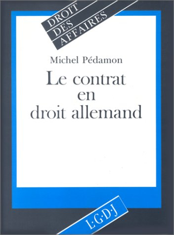 le contrat en droit allemand