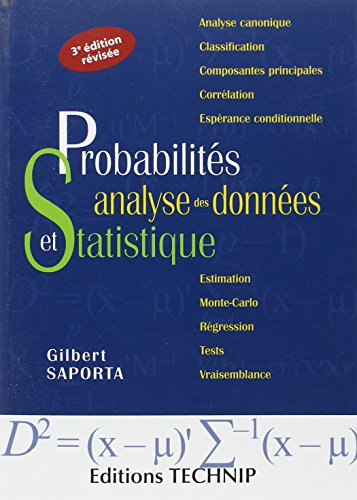 Probabilités, analyse des données et statistique