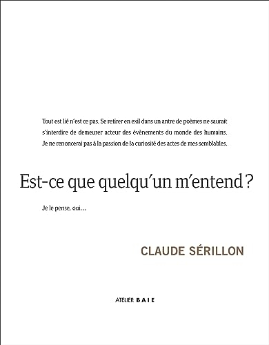 Est-ce que quelqu'un m'entend ?