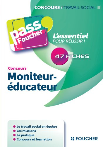 Moniteur-éducateur, concours travail social : 47 fiches