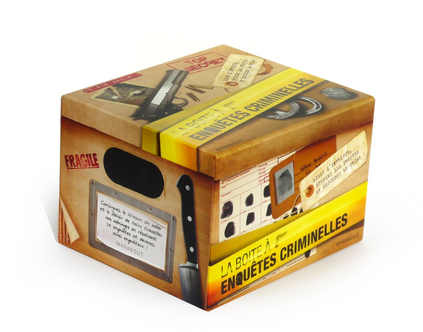 La boîte à enquêtes criminelles : menez l'enquête, étudiez les preuves et résolvez l'énigme !