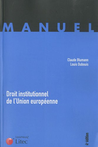 Droit institutionnel de l'Union européenne