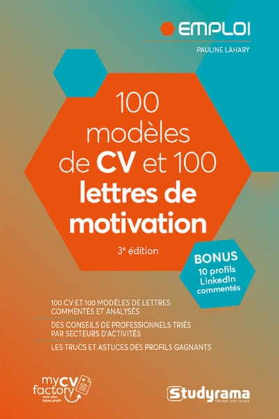 100 modèles de CV et 100 lettres de motivation