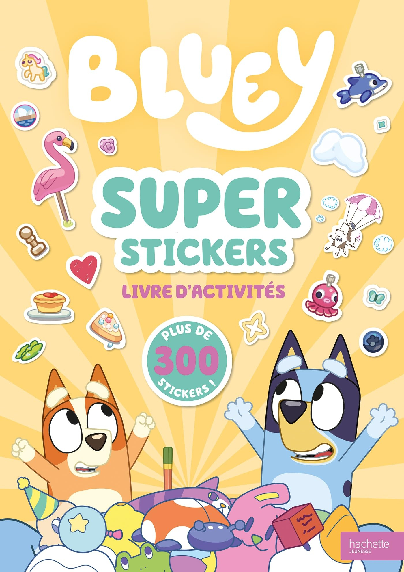 Bluey : Super stickers : Livre de stickers