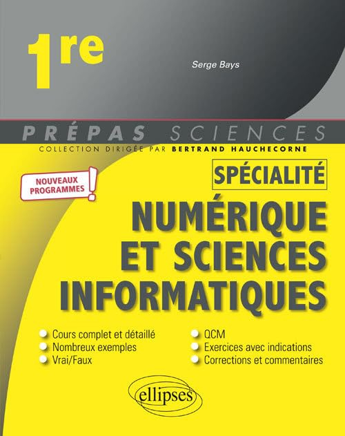 Spécialité numérique et sciences informatiques 1re : nouveaux programmes