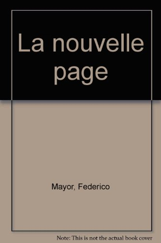 la nouvelle page