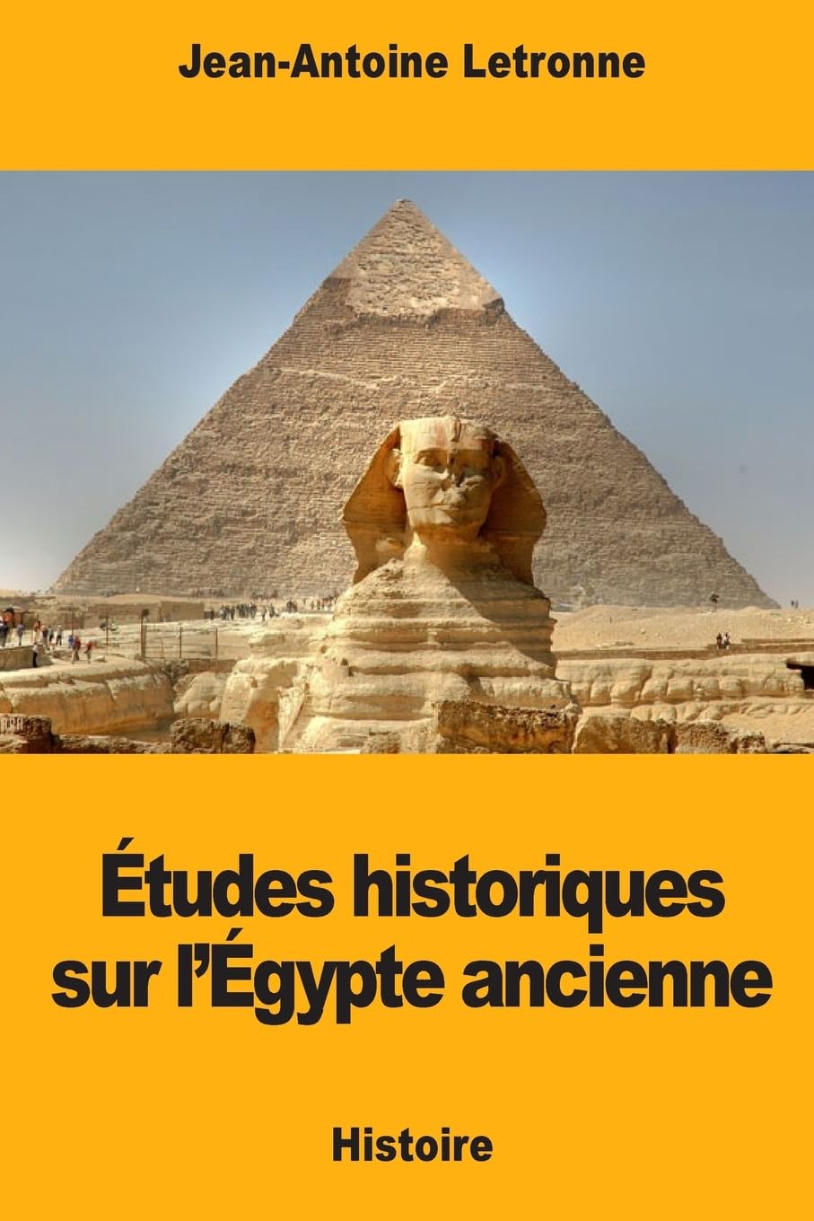 Études historiques sur l’Égypte ancienne