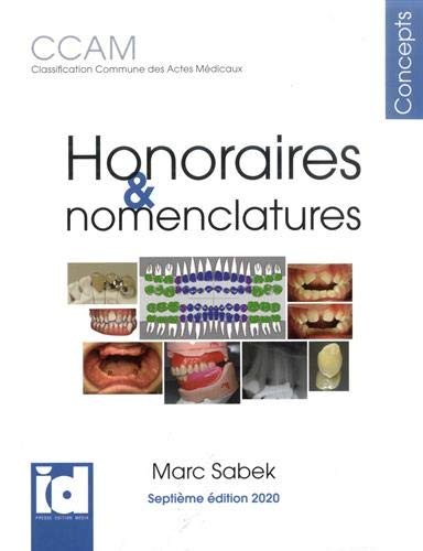 Honoraires & nomenclatures : CCAM classification commune des actes médicaux