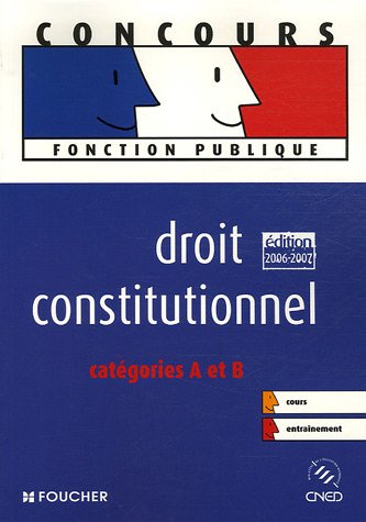 droit constitutionnel catégories a et b
