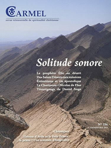 Carmel, n° 156. Solitude sonore