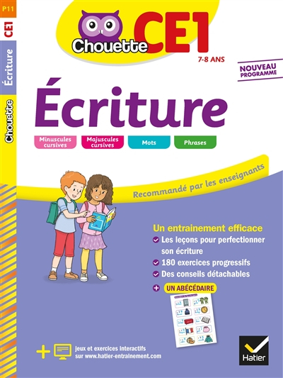 Ecriture CE1, 7-8 ans : nouveau programme