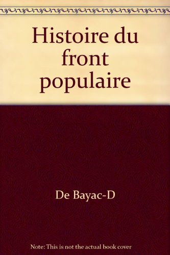 Le Front populaire