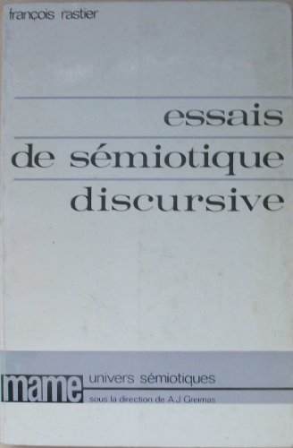 essais de sémiotique discursive