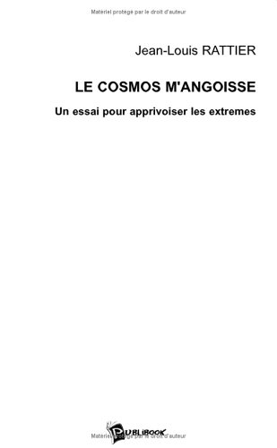 le cosmos m'angoisse