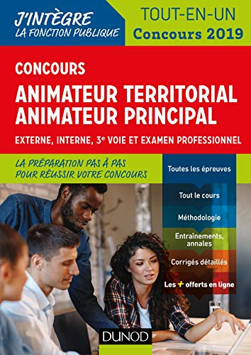 Concours animateur territorial, animateur principal : externe, interne, 3e voie et examen profession