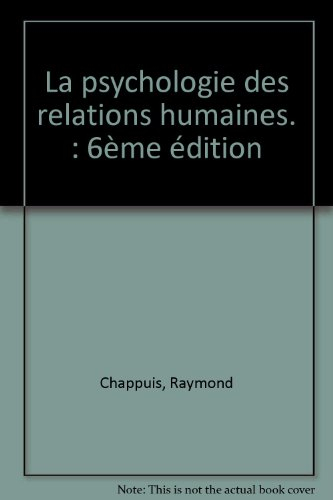 La psychologie des relations humaines
