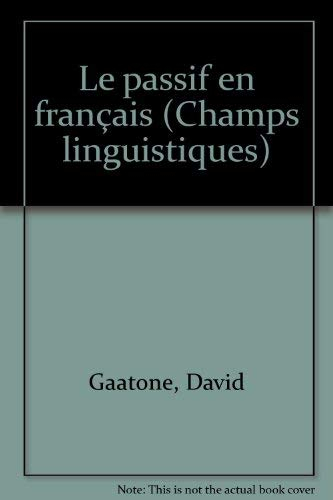 Le passif en français