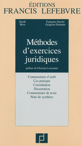 Méthodes d'exercices juridiques