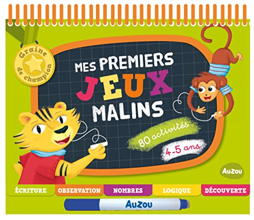 Mes premiers jeux malins, 4-5 ans : 80 activités