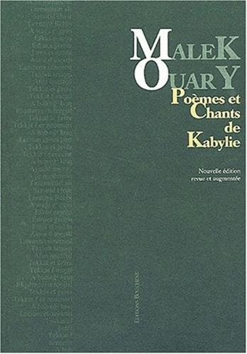 Poèmes et chants de Kabylie