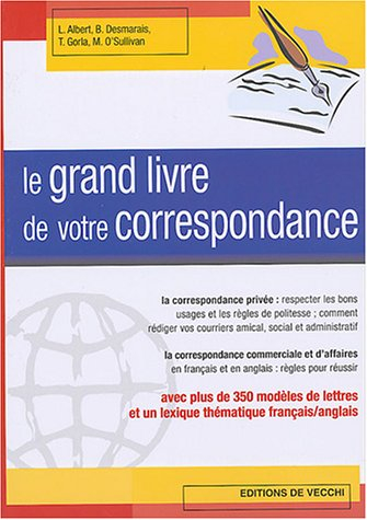 le grand livre de votre correspondance