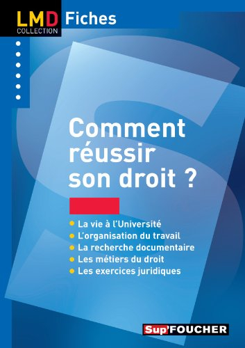 Comment réussir son droit ?